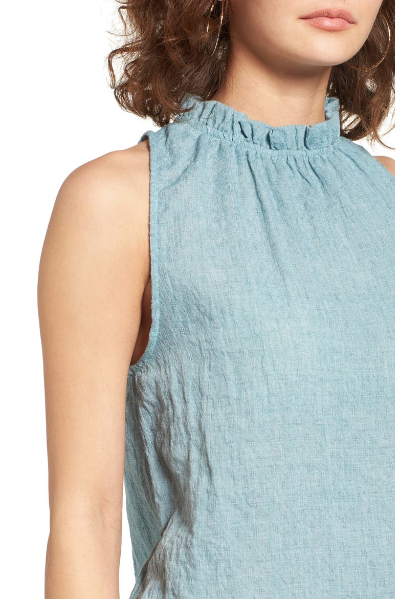 Tassel Trim Tank, Alternate, color, BLUE CITADEL