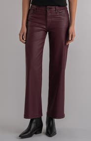 KUT from the Kloth Coated Ankle Wide Leg Jeans