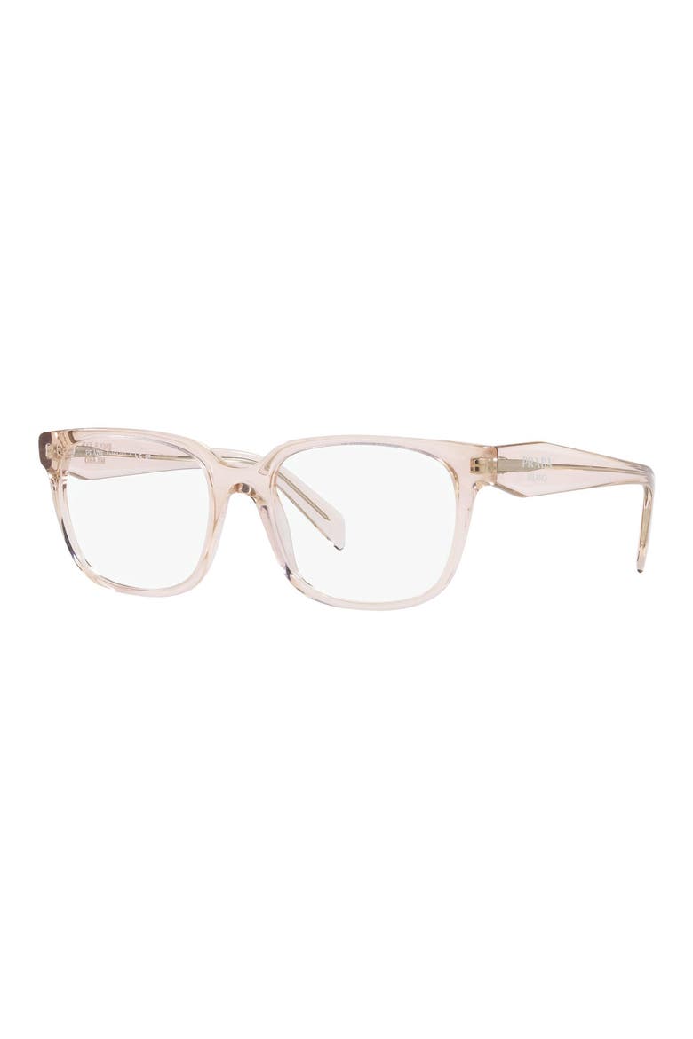 54mm Rectangular Optical Glasses, Alternate, color, CRYSTAL