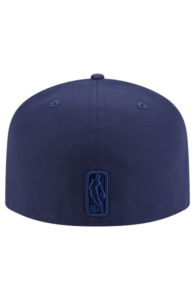 New Era Men
s New Era  Navy Chicago Bulls Colorpack A-Frame Pinch Front 59FIFTY Fitted Hat, Alternate, color, Navy