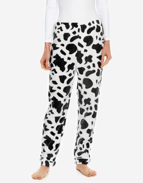 Leveret Fleece Printed Holiday Pajama Pants In Multi