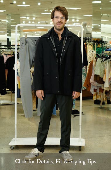 Mackage ALEC 3-in-1 Short Balmacaan Coat with Removable Down Liner (Men ...