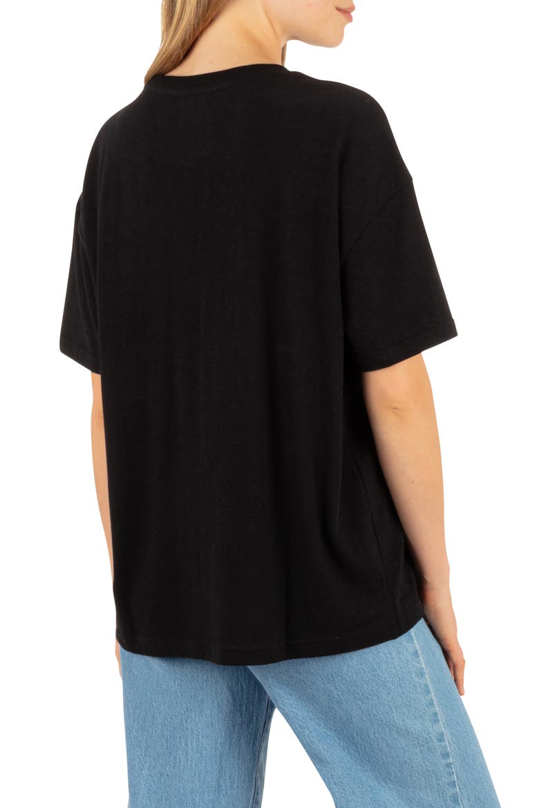 Arise Graphic Boyfriend T-Shirt, Alternate, color, BLACK