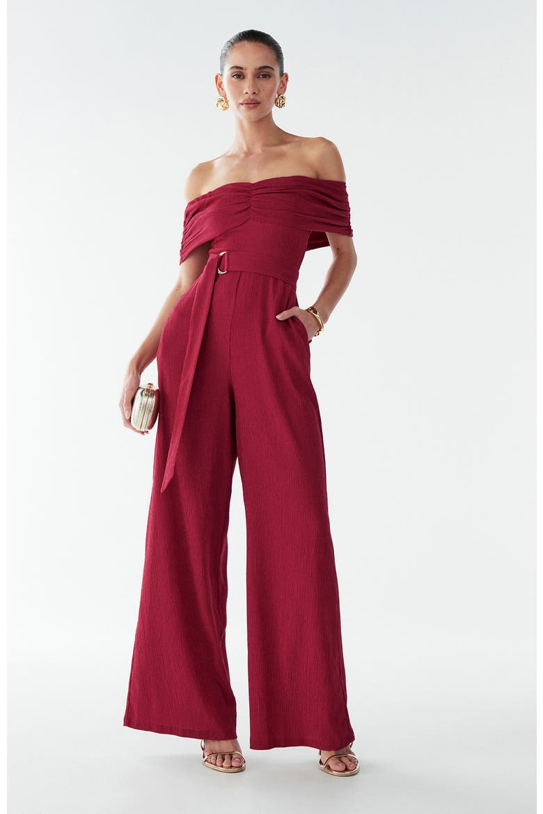 Ava Jumpsuit, Main, color, Burgundy