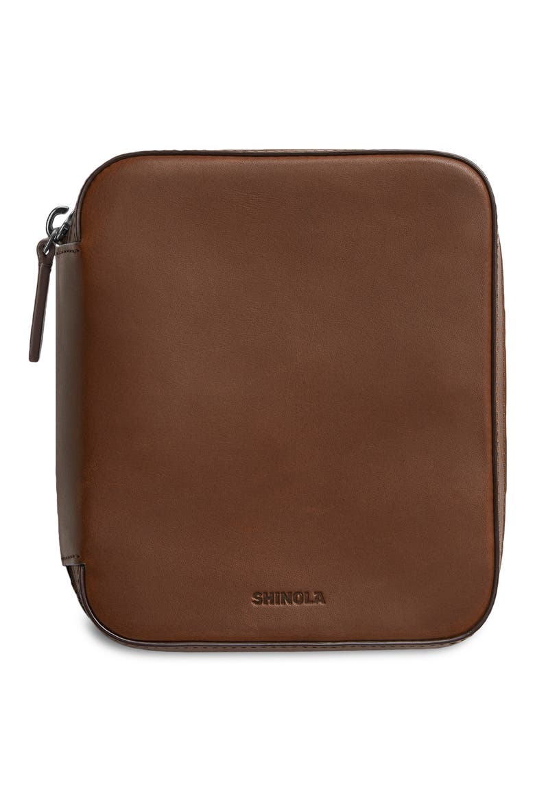 4-Watch Travel Case, Main, color, BROWN