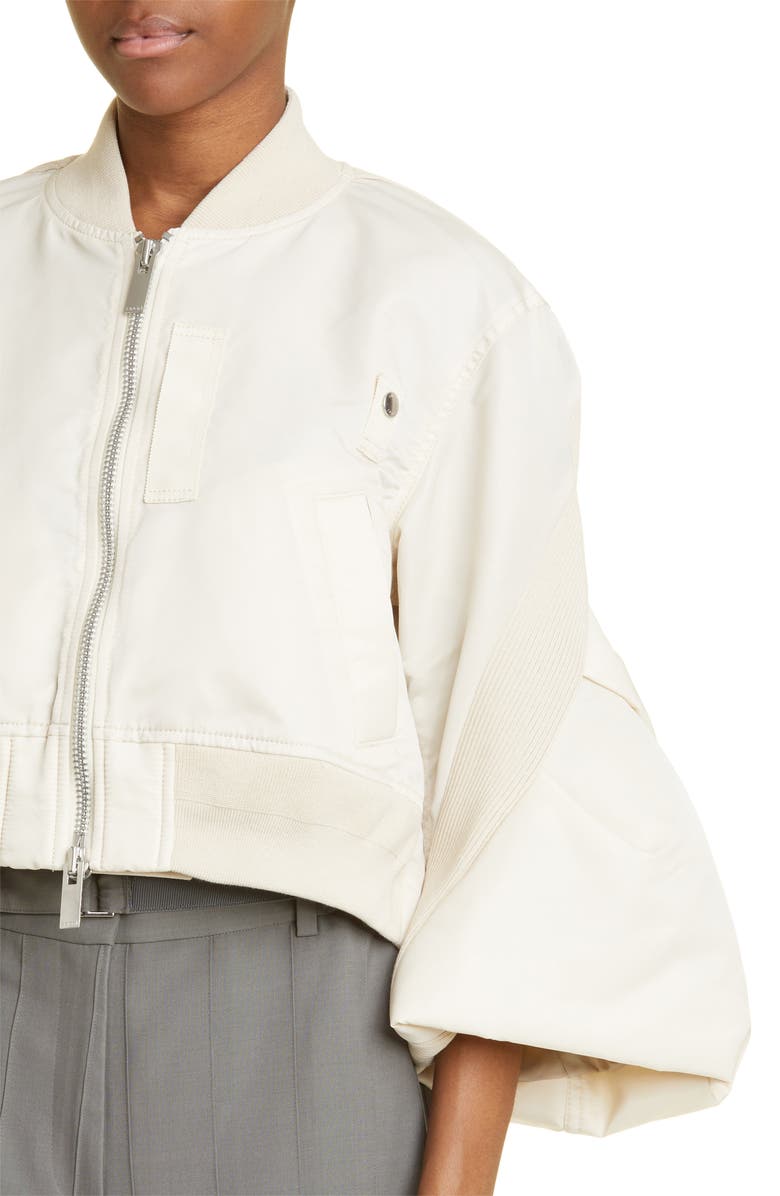 Sacai MA-1 Nylon Bomber Jacket, Alternate, color,