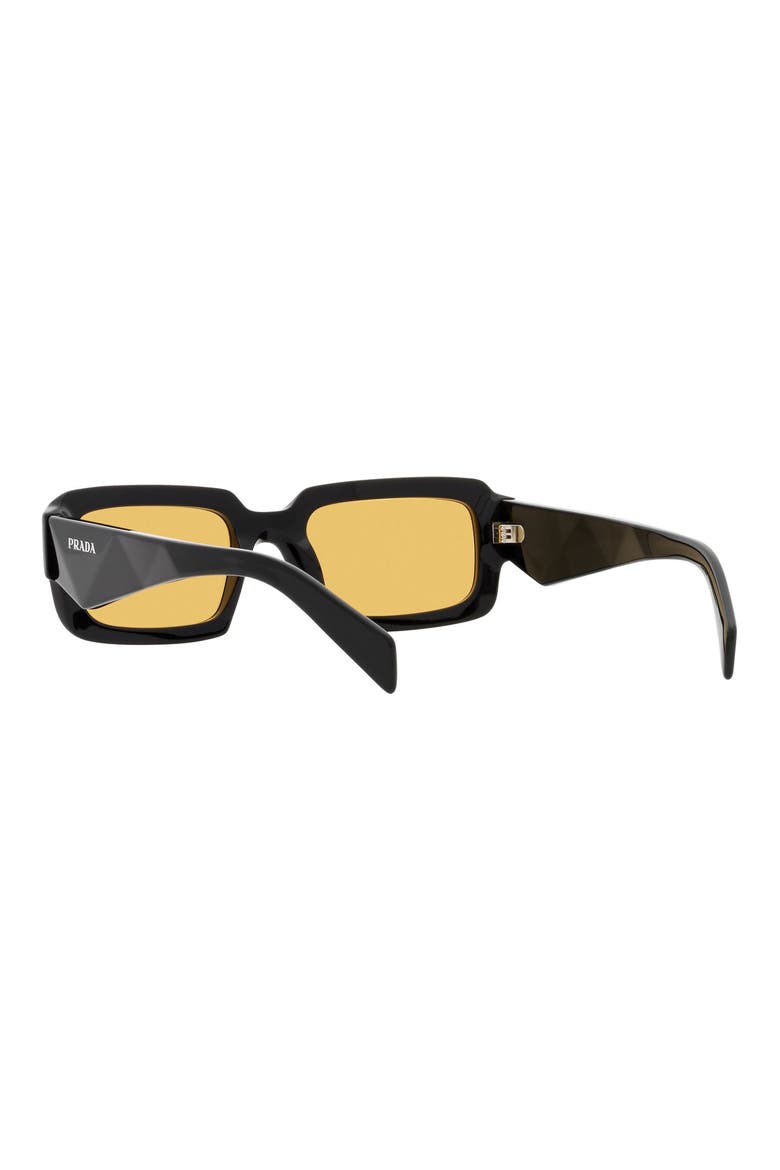 55mm Cat Eye Sunglasses, Alternate, color, BLACK YELLOW
