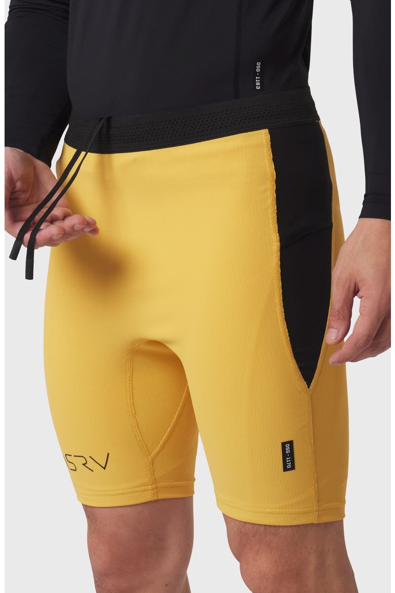 Lycra Ribbed Run Half-Tight, Alternate, color, Amber