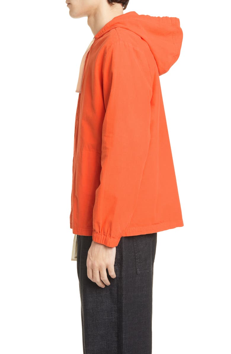 Eileen Fisher Organic Cotton Hooded Zip Jacket, Alternate, color, 