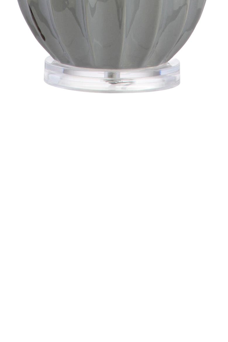 Tate Ceramic LED Table Lamp, Alternate, color, Gray