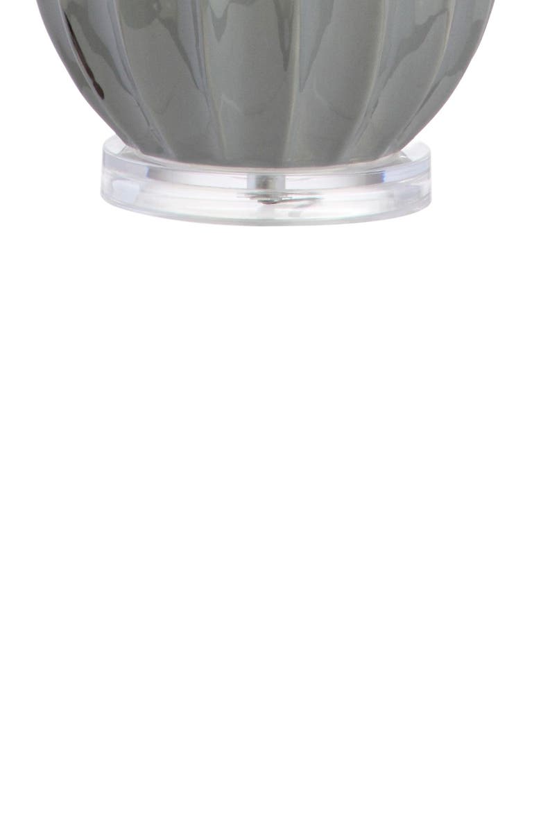 JONATHAN Y Tate Ceramic LED Table Lamp, Alternate, color, Gray