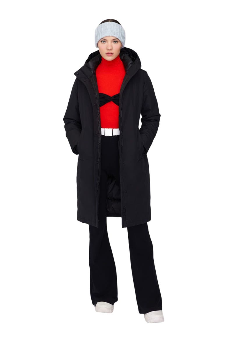 FERMONT | Hooded Down Winter Jacket, Alternate, color, Black
