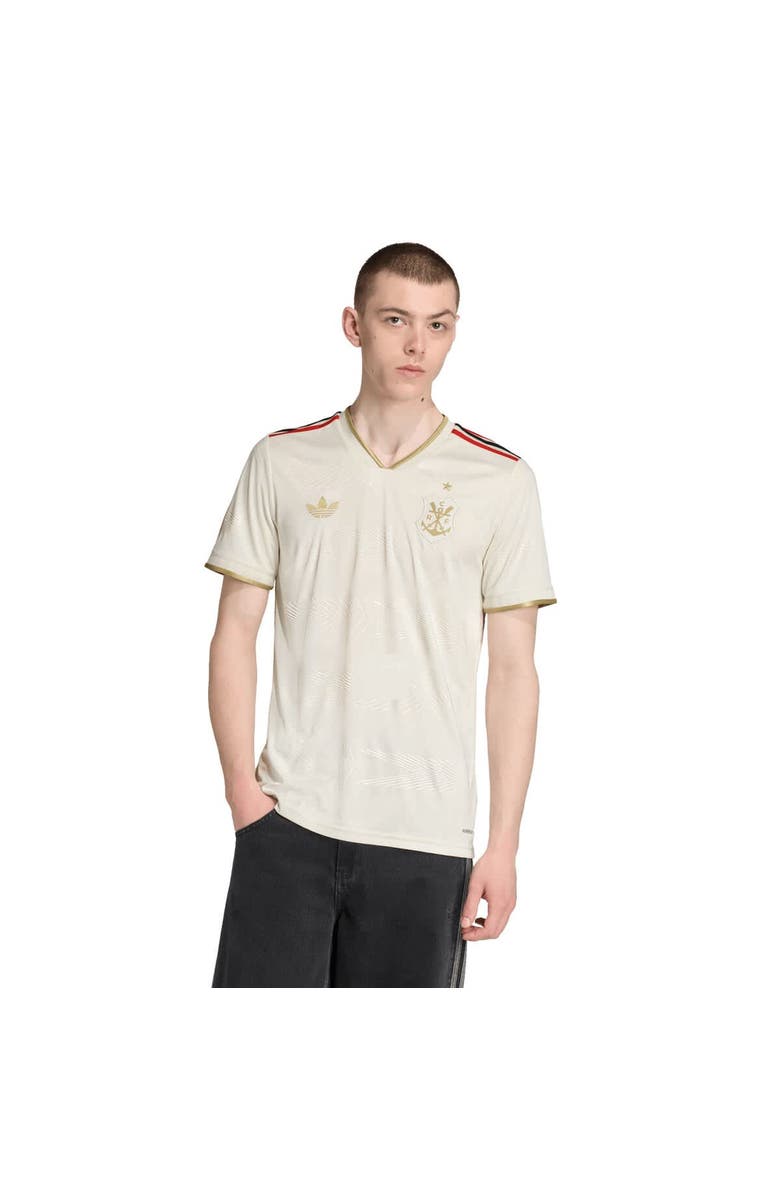 adidas Men's adidas Tan CR Flamengo 2025/26 Third Replica Jersey, Main, color, Tan