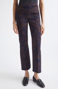 High Sport Cosmic Paisley Kick Flare Pants