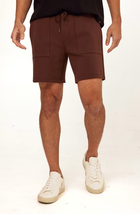 Jaxson Peached Stretch Organic Cotton Blend Shorts