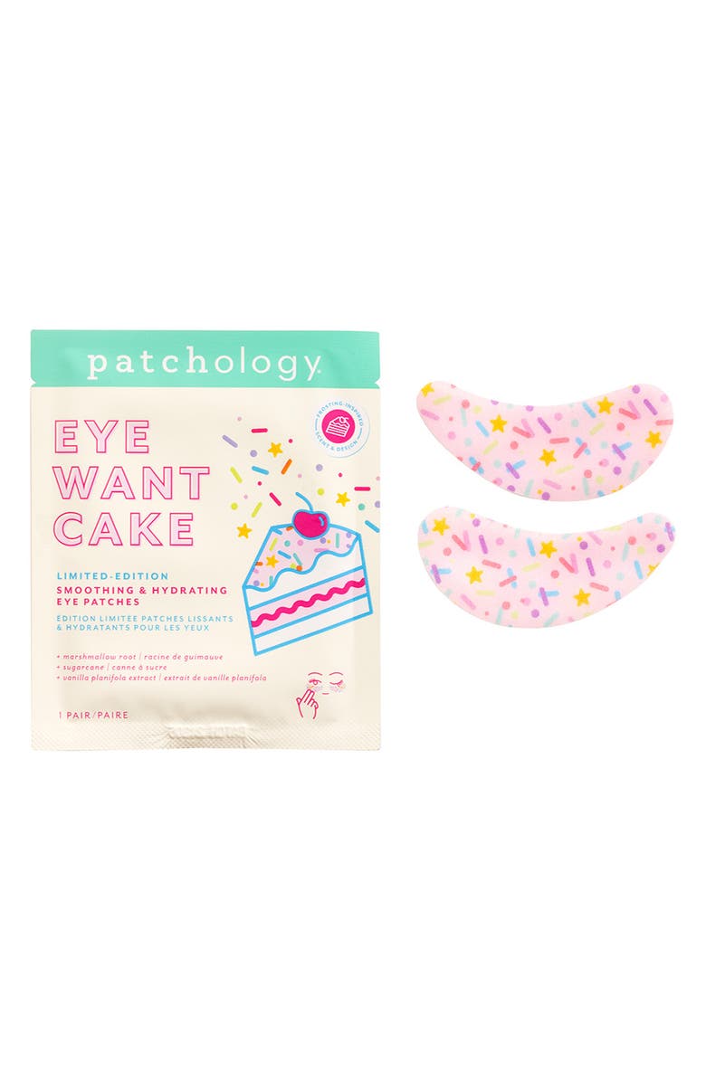 Patchology Eye Want Cake Smoothing & Hydrating Eye Patches, Main, color, 