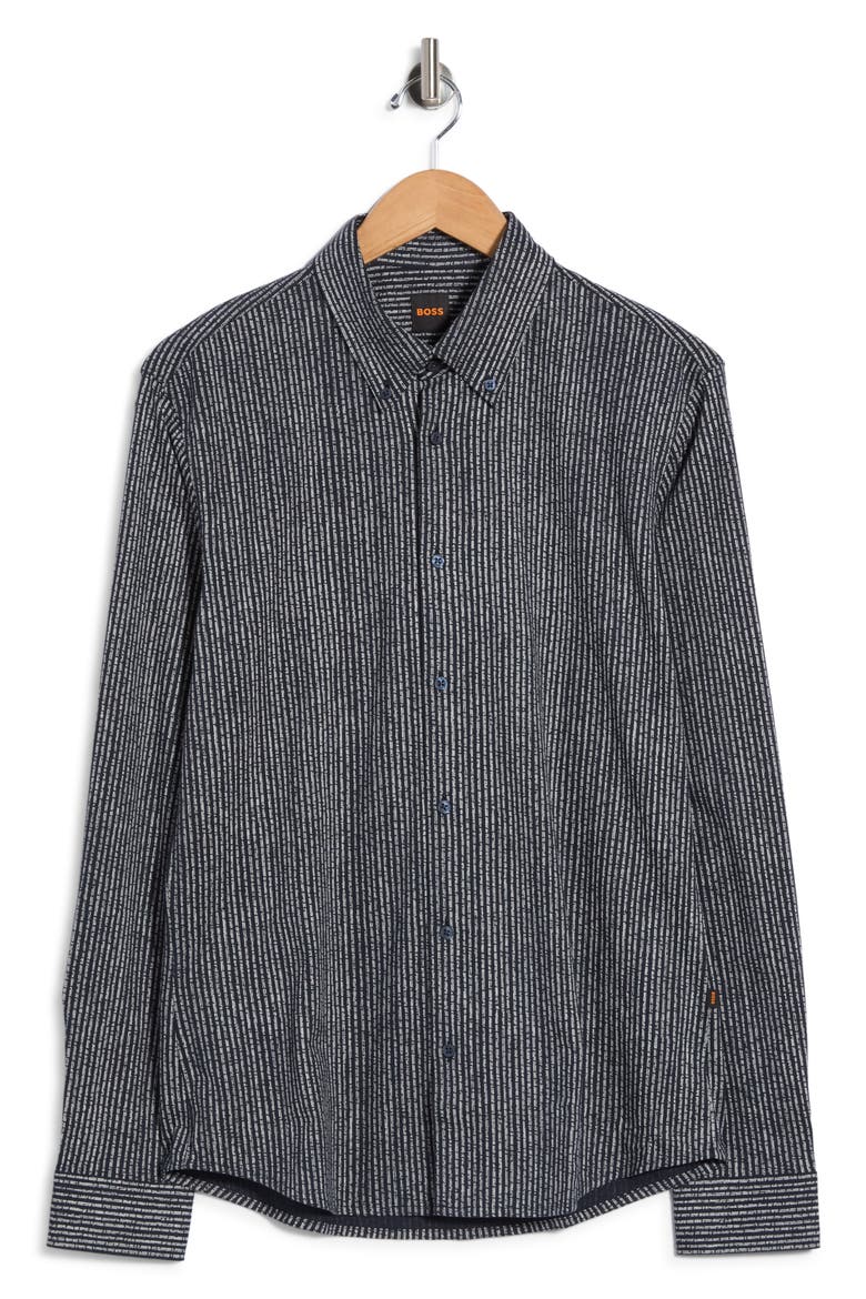 Button Down Shirt, Alternate, color, DARK BLUE