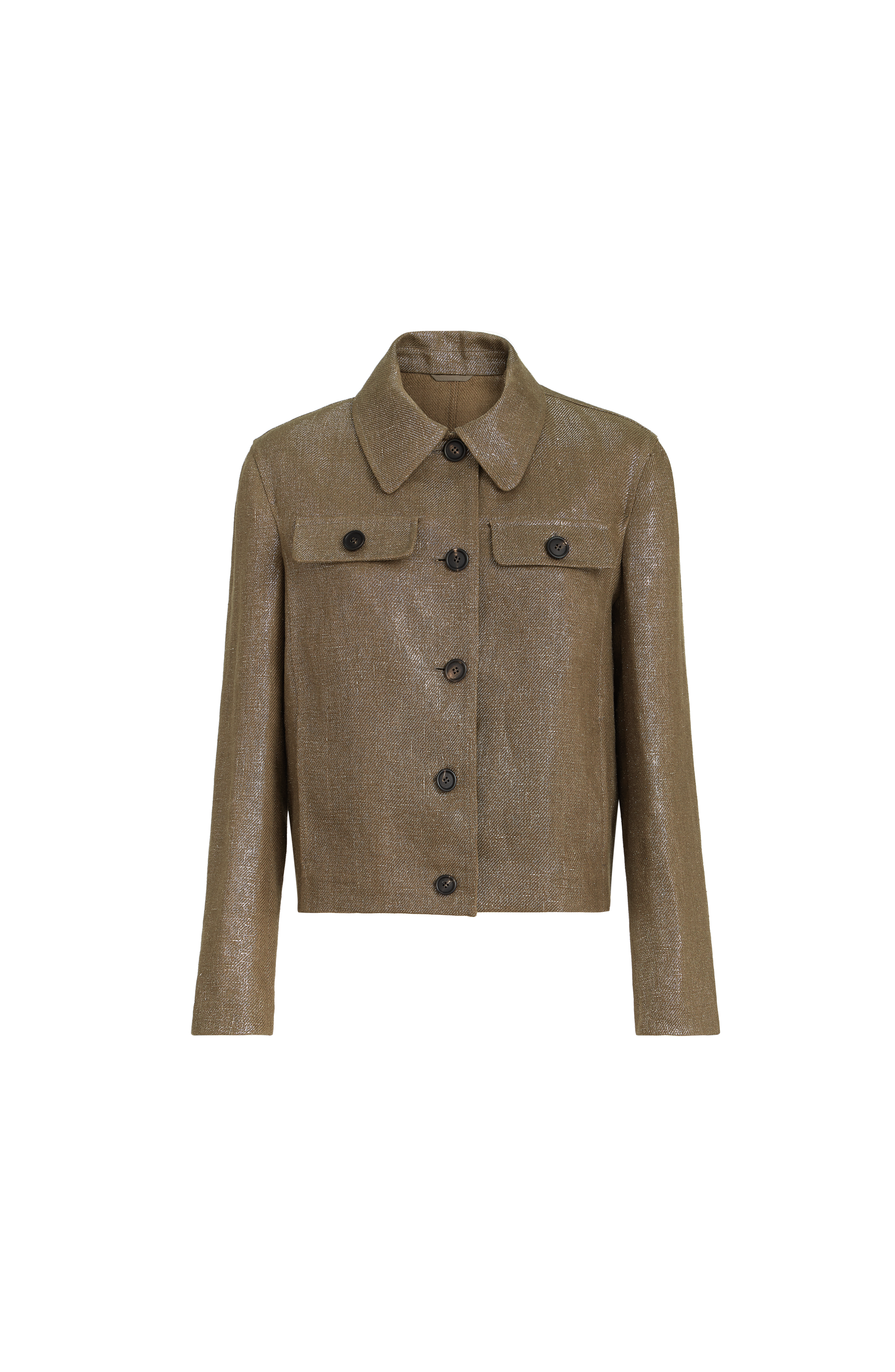 Linen diagonal blazer - image 2