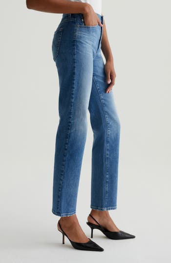 Brinley Mid Rise Classic Straight Leg Jeans