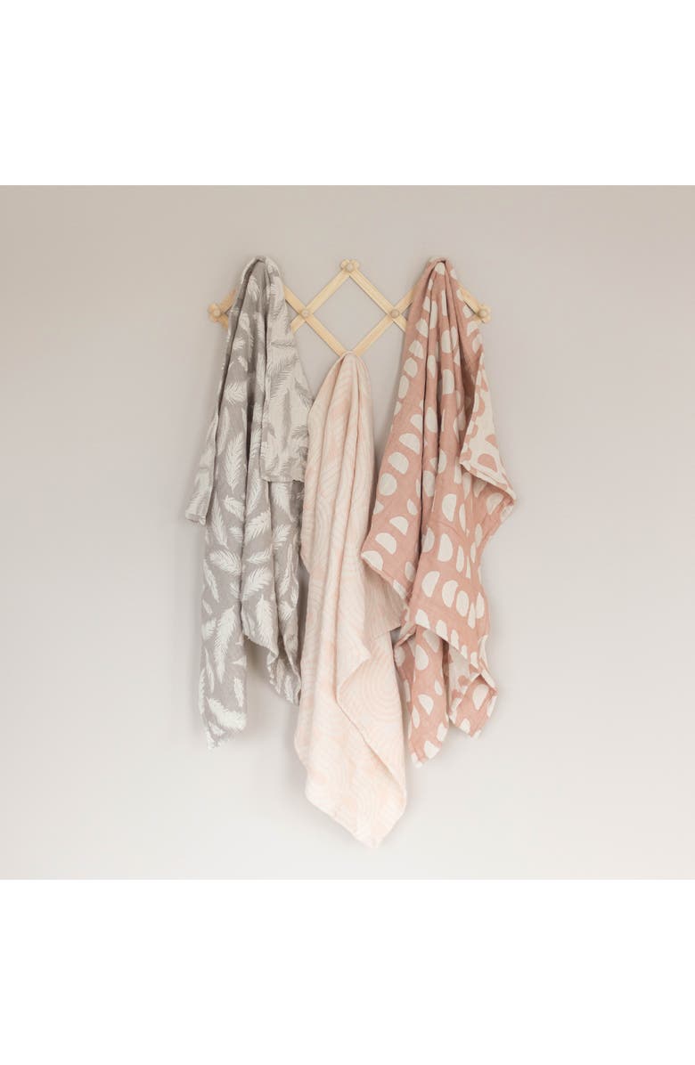 CRANE BABY Jacquard Cotton Blanket, Alternate, color, Pink