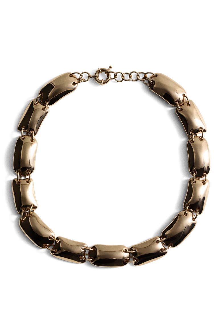 Link Necklace, Main, color, GOLD