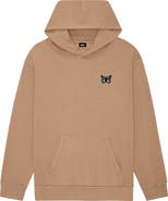 Dalix Womens Butterfly Midweight Fleece Relaxed Hooded Sweatshirt