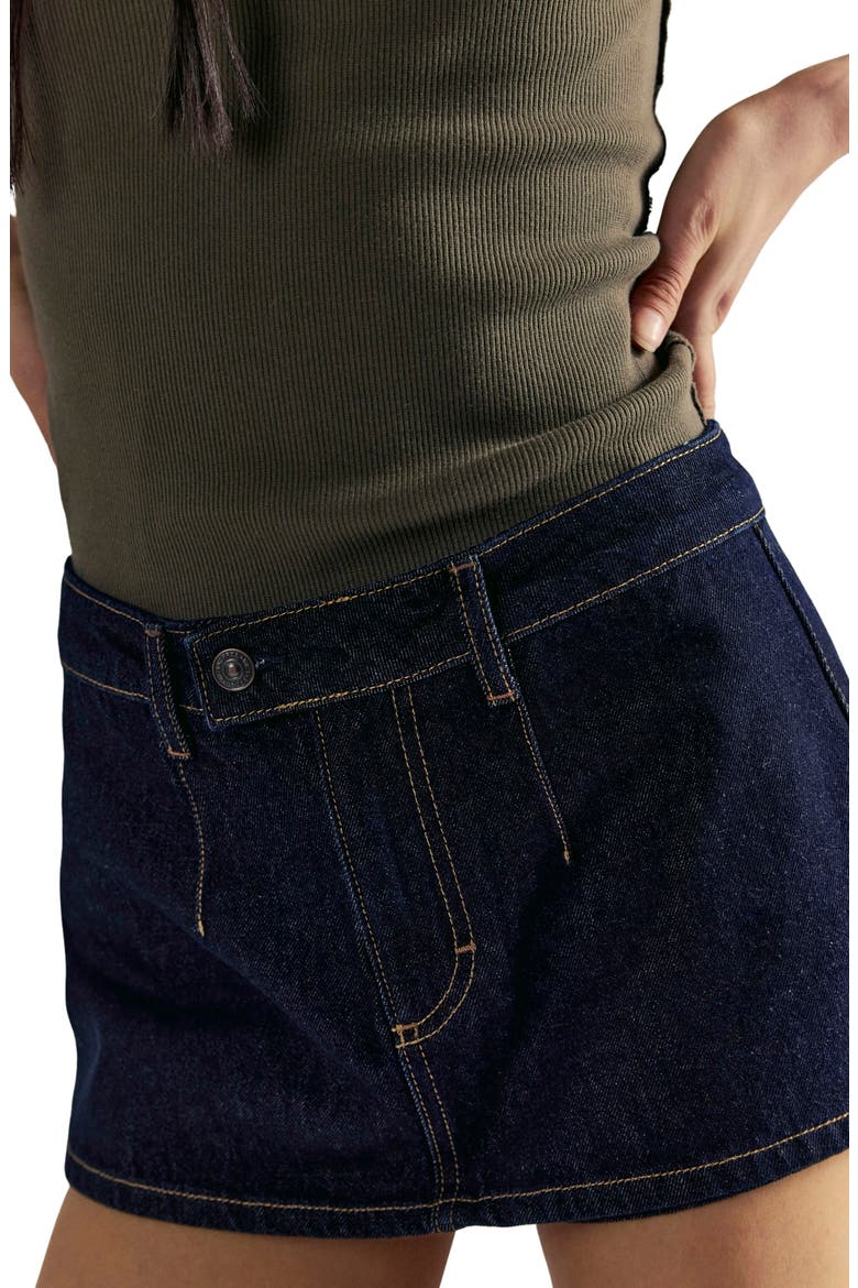 Galivanting Denim Skort, Alternate, color, RINSE
