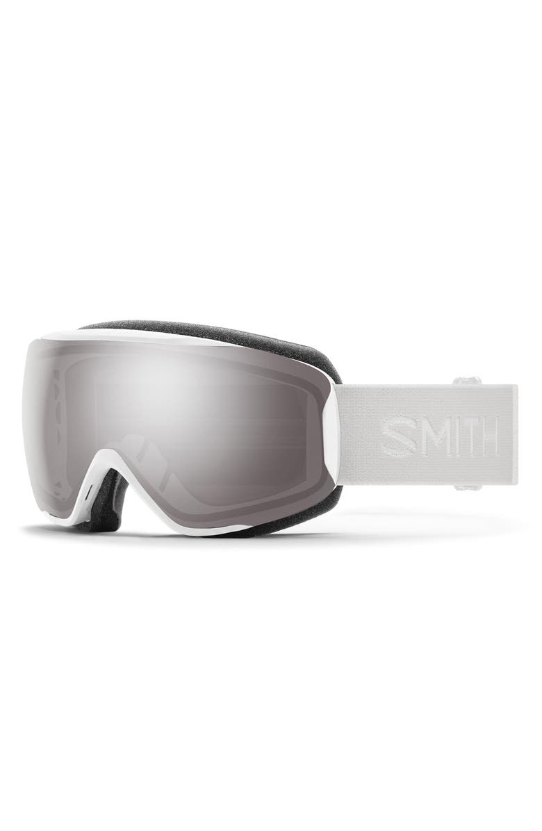 Smith Moment Snow Goggles, Main, color, White Vapor/Chromapop Platinum