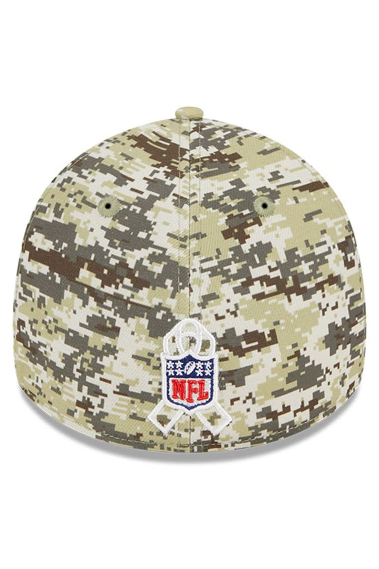 Men's New Era  Camo Cincinnati Bengals 2023 Salute To Service 39THIRTY Flex Hat, Alternate, color, Camo