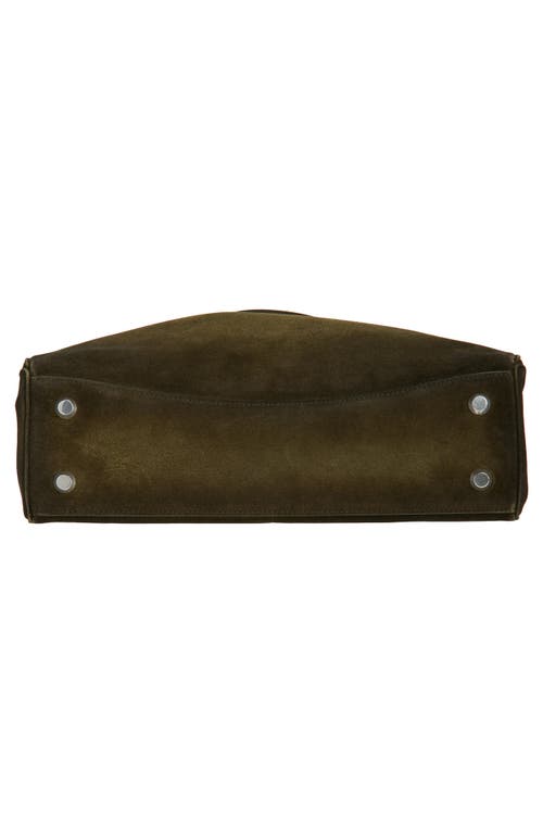 Balenciaga Medium Rodeo Suede Shoulder Bag In Brown