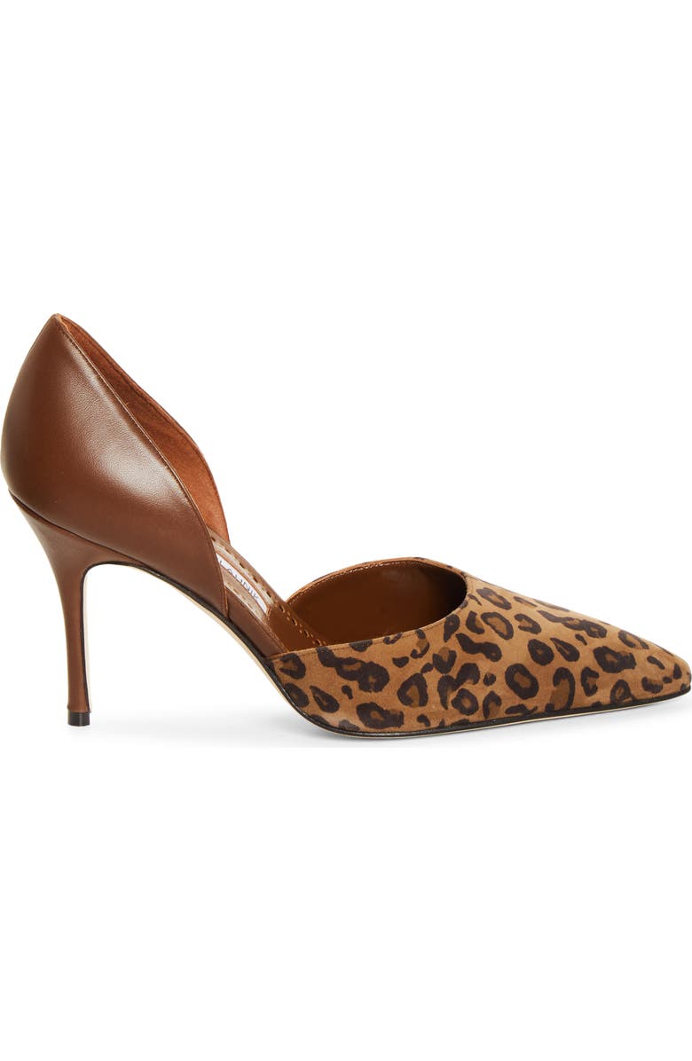 Manolo Blahnik Taylerbinu d'Orsay Pump, Alternate, color, Ypri 902D/Dbrw 2079