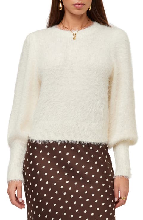 Lia Shirred Sleeve Sweater