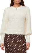 FIFTEEN TWENTY Lia Shirred Sleeve Sweater