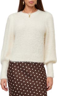 FIFTEEN TWENTY Lia Shirred Sleeve Sweater