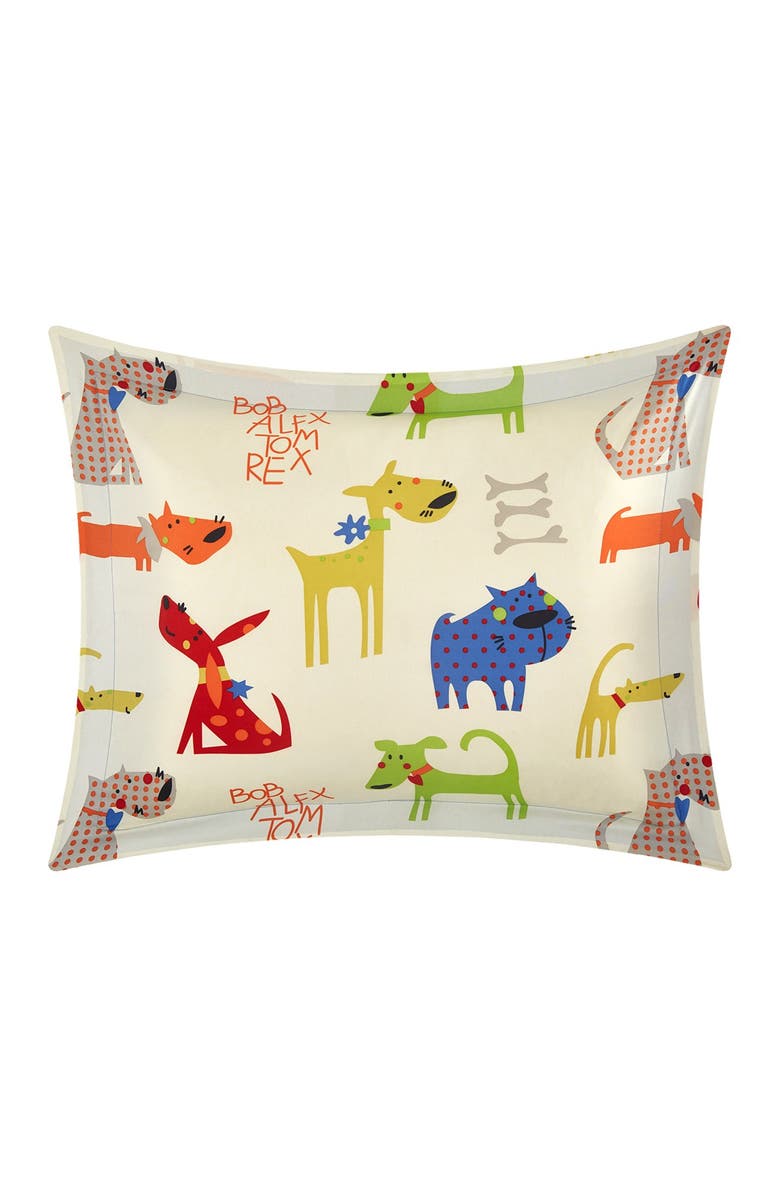 CHIC Full Pet Corral Colorful "Man's Best Friend" Dog Comforter Set - Blue, Alternate, color, 