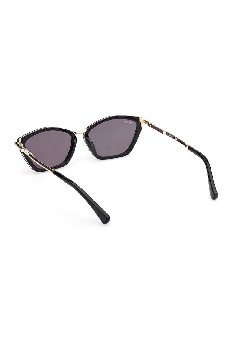 Miller 54mm Round Sunglasses, Alternate, color, BLACK/ PALE GOLD / SMOKE