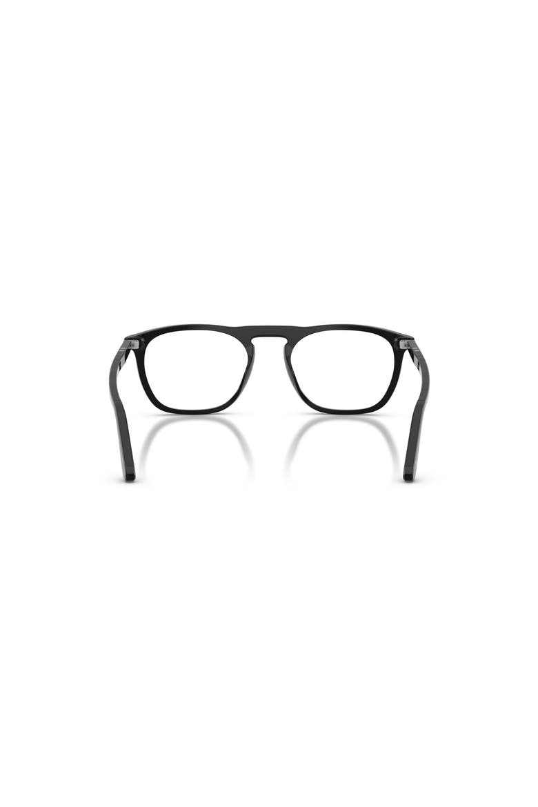 51mm Square optical glasses, Alternate, color, Black