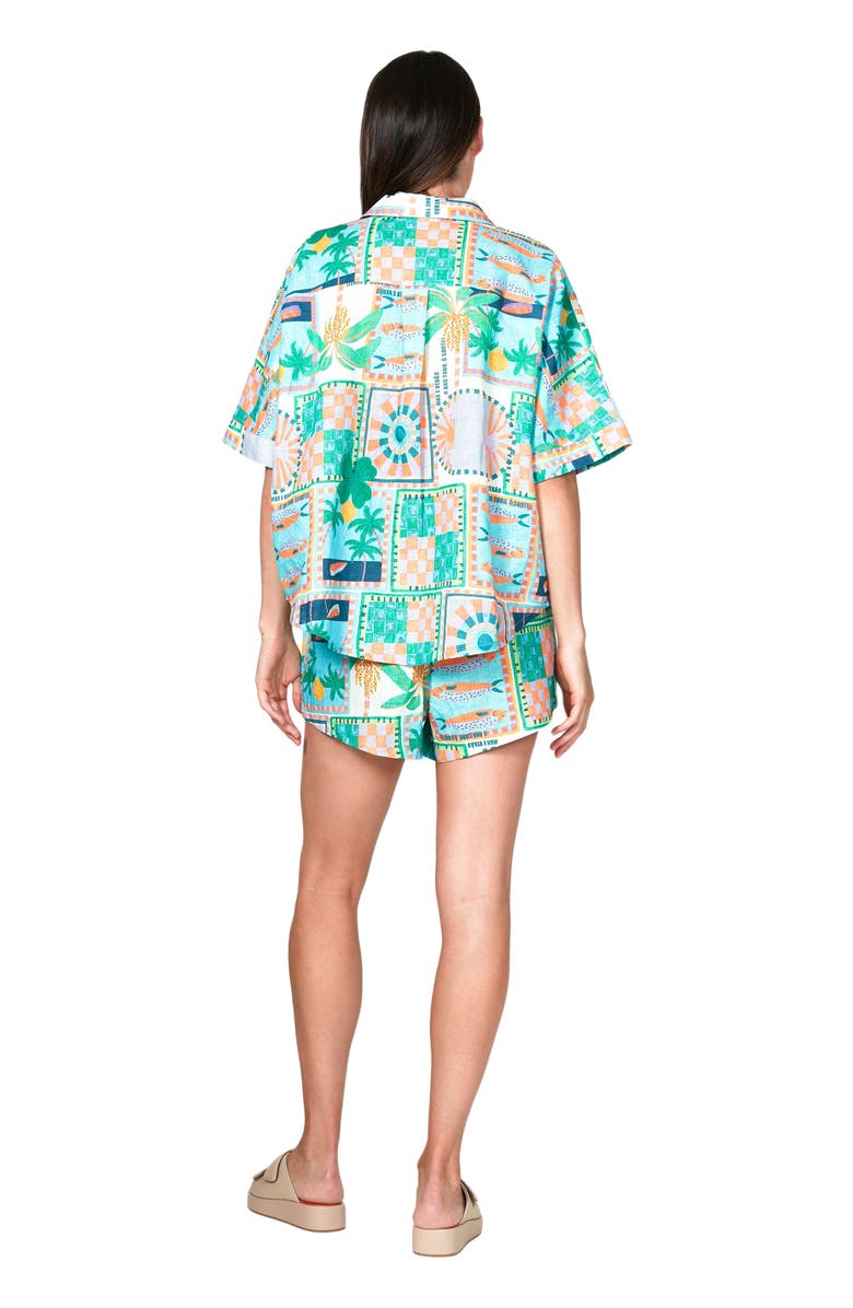 Walnut Melbourne Tropez Short, Alternate, color, Copacabana