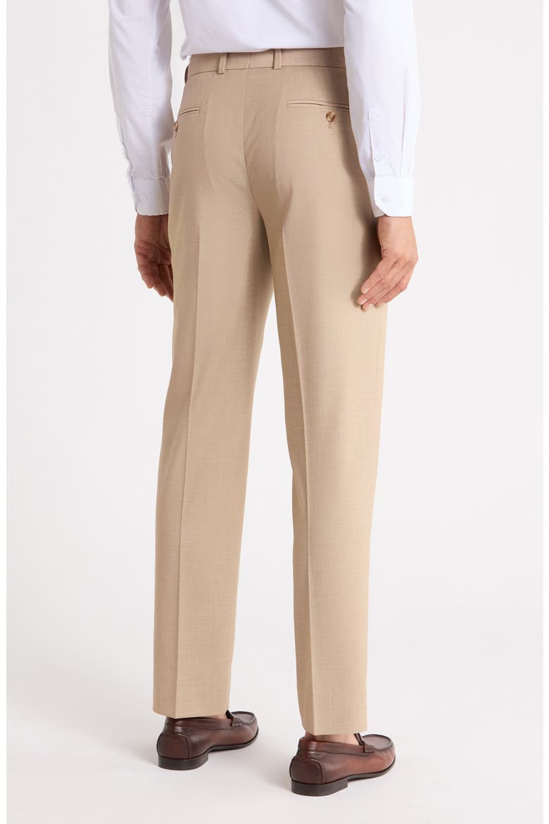 Trim Fit Trousers, Alternate, color, TAN TEXTURE