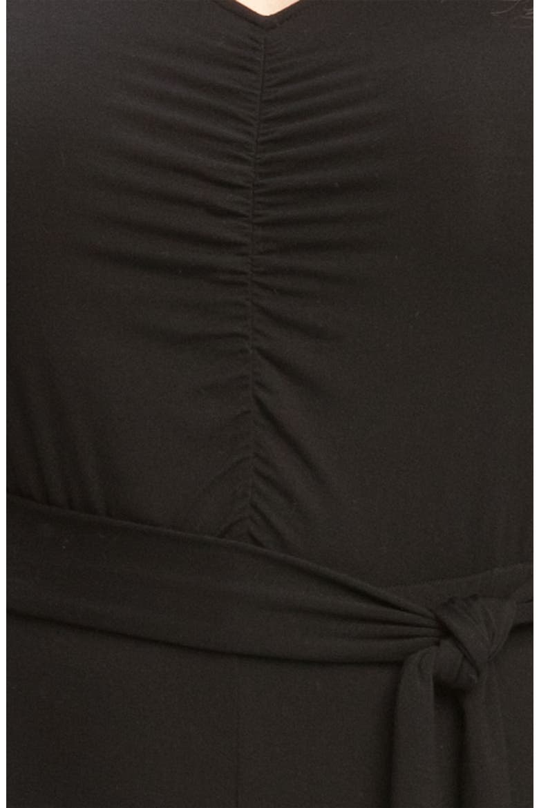 Knit Jumpsuit, Alternate, color, BLACK