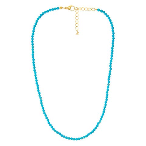 Colored Bead Choker Necklace