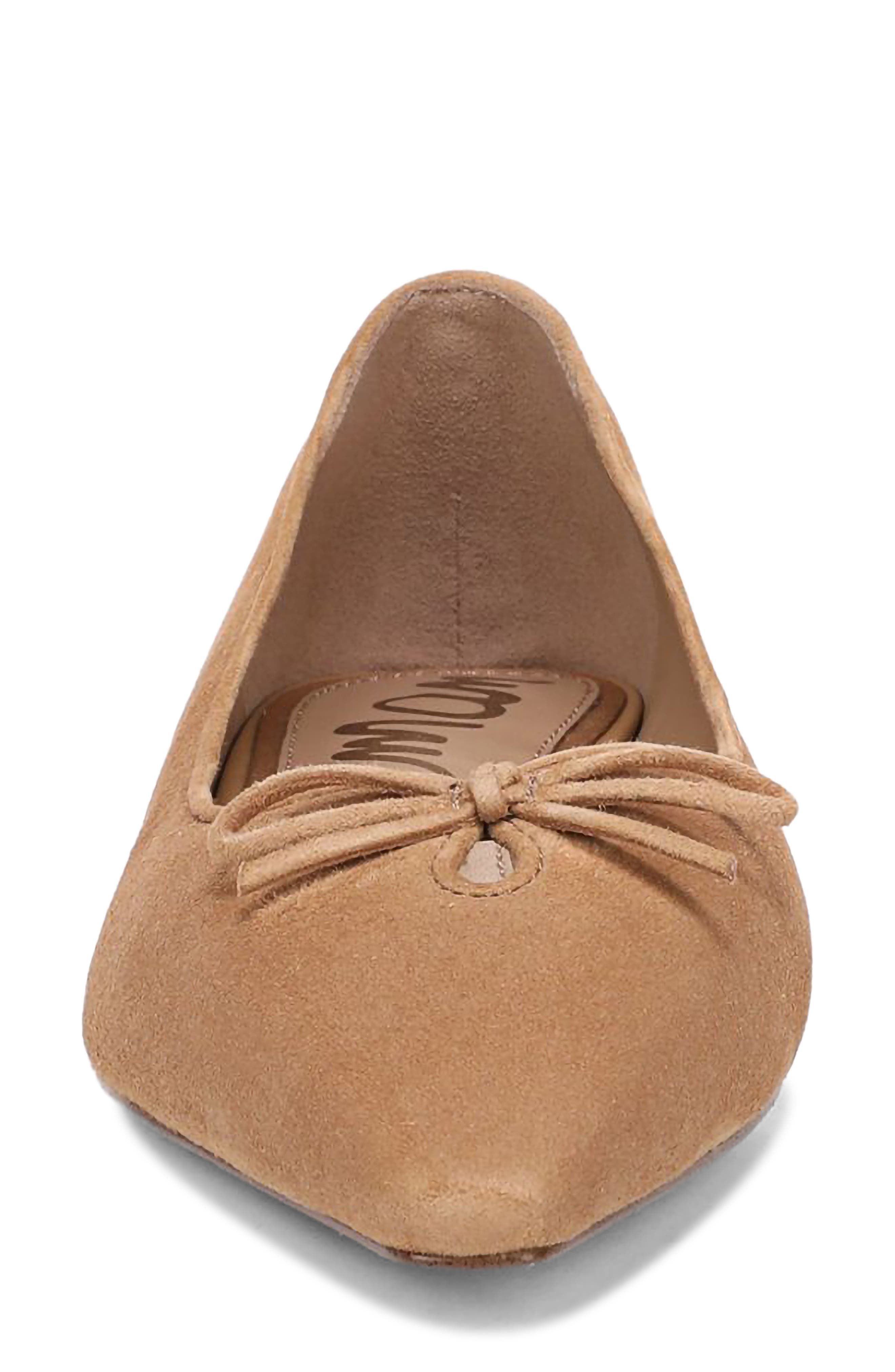 Sam Edelman Esmira Pointed Toe Flat, Alternate, color, Cyprus Tan
