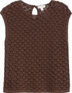 Nordstrom Cotton Crochet Sweater