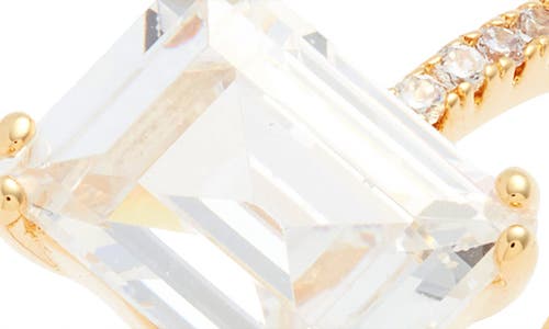 Nordstrom Radiant Cubic Zirconia Ring In Gold