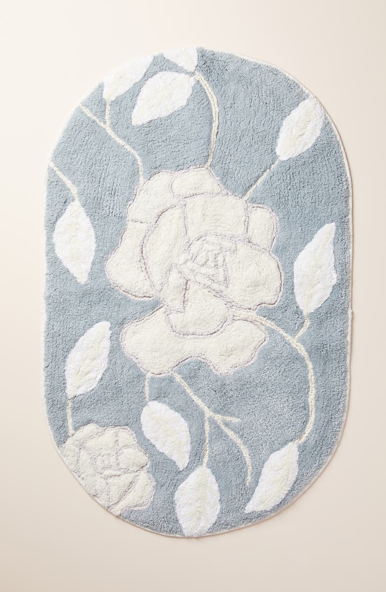 Anthropologie Home Anthropologie Tangier Floral Bath Mat, Main, color,