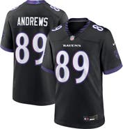 Nike Men's Nike Mark Andrews Black Baltimore Ravens Alternate Game Jersey