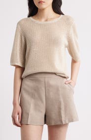 KOBI HALPERIN Beck Open Stitch Sweater