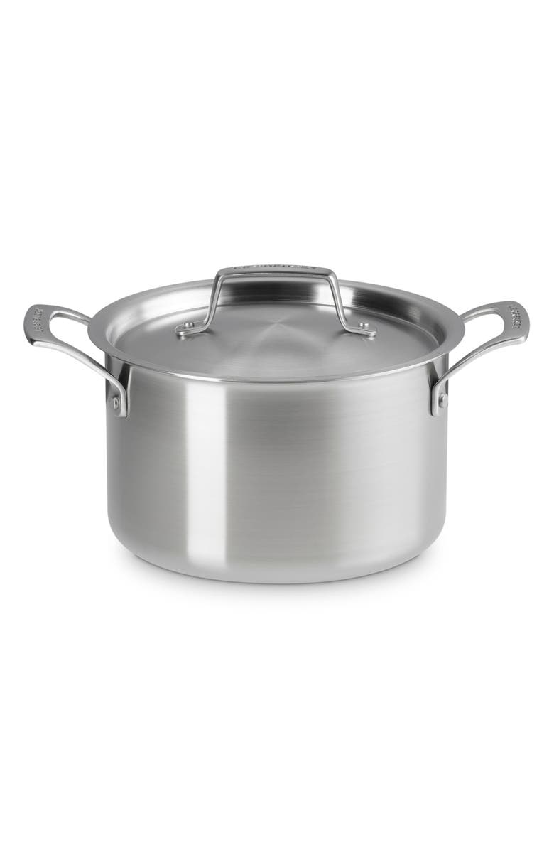 Le Creuset 4-Quart Essential Stainless Steel Stock Pot, Main, color,