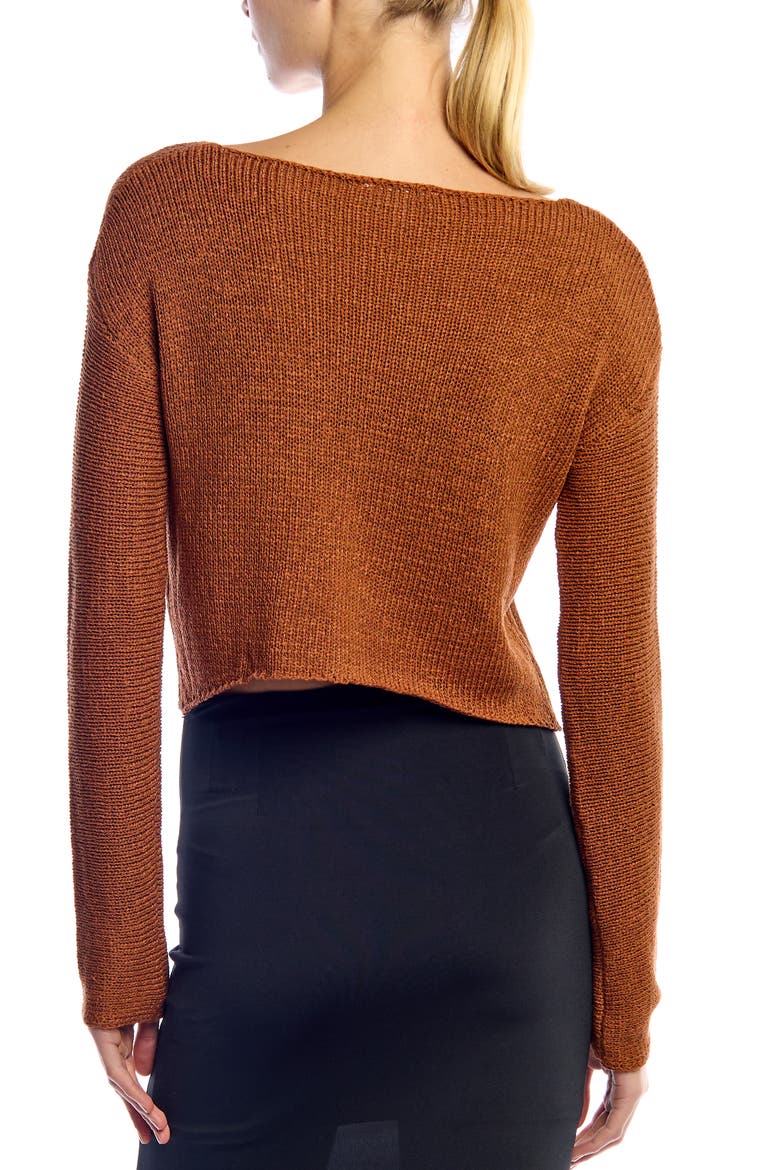Sawyer Lightweight Sweater, Alternate, color, Terracotta