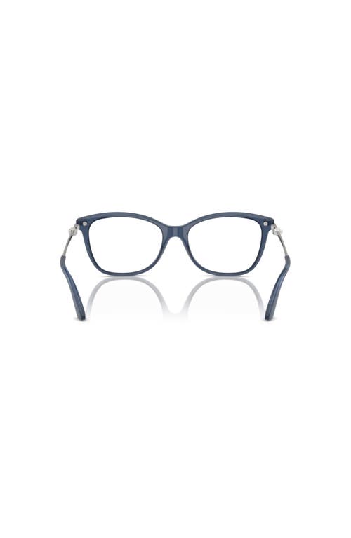 Jimmy Choo 54mm Rectangle Optical Glasses In Blue
